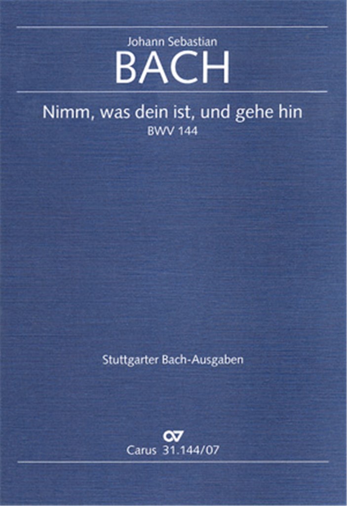 Nimm, was dein ist, und gehe hin